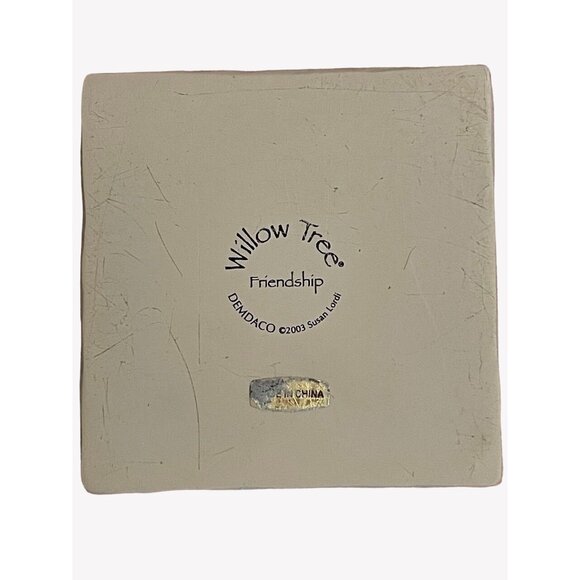 Demdaco Willow Tree Friendship Keepsake Trinket Box 2003 Forever True Friends - Picture 4 of 6
